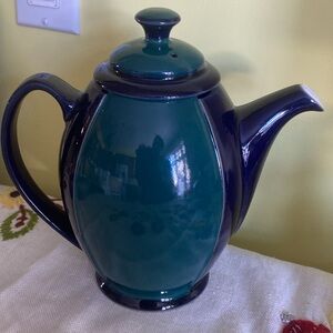 DENBY Teapot „Regatta Collection“ (retired) blue green